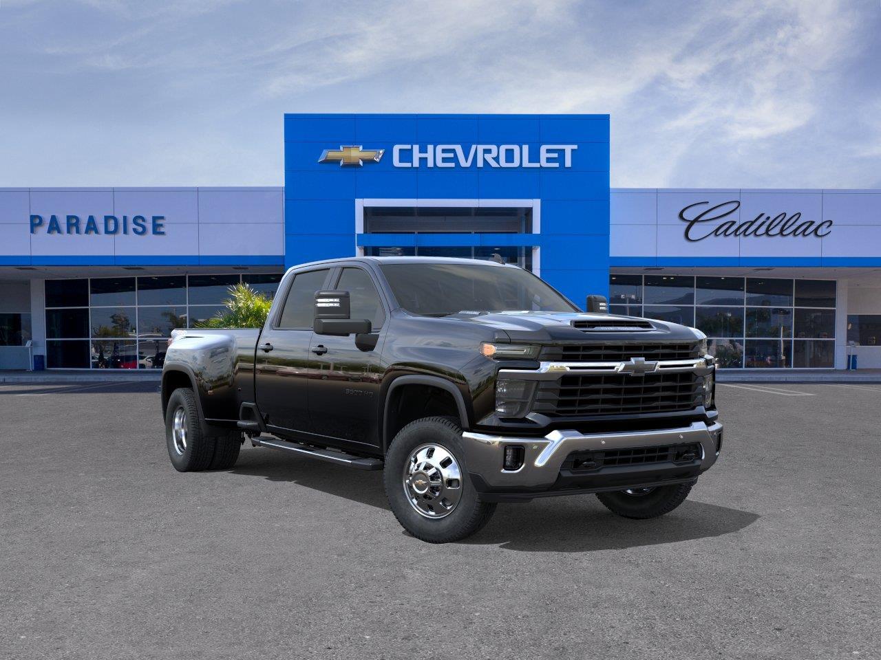Black 2026 Chevrolet Silverado 3500HD Pickup Truck Four-Wheel Drive Automatic
