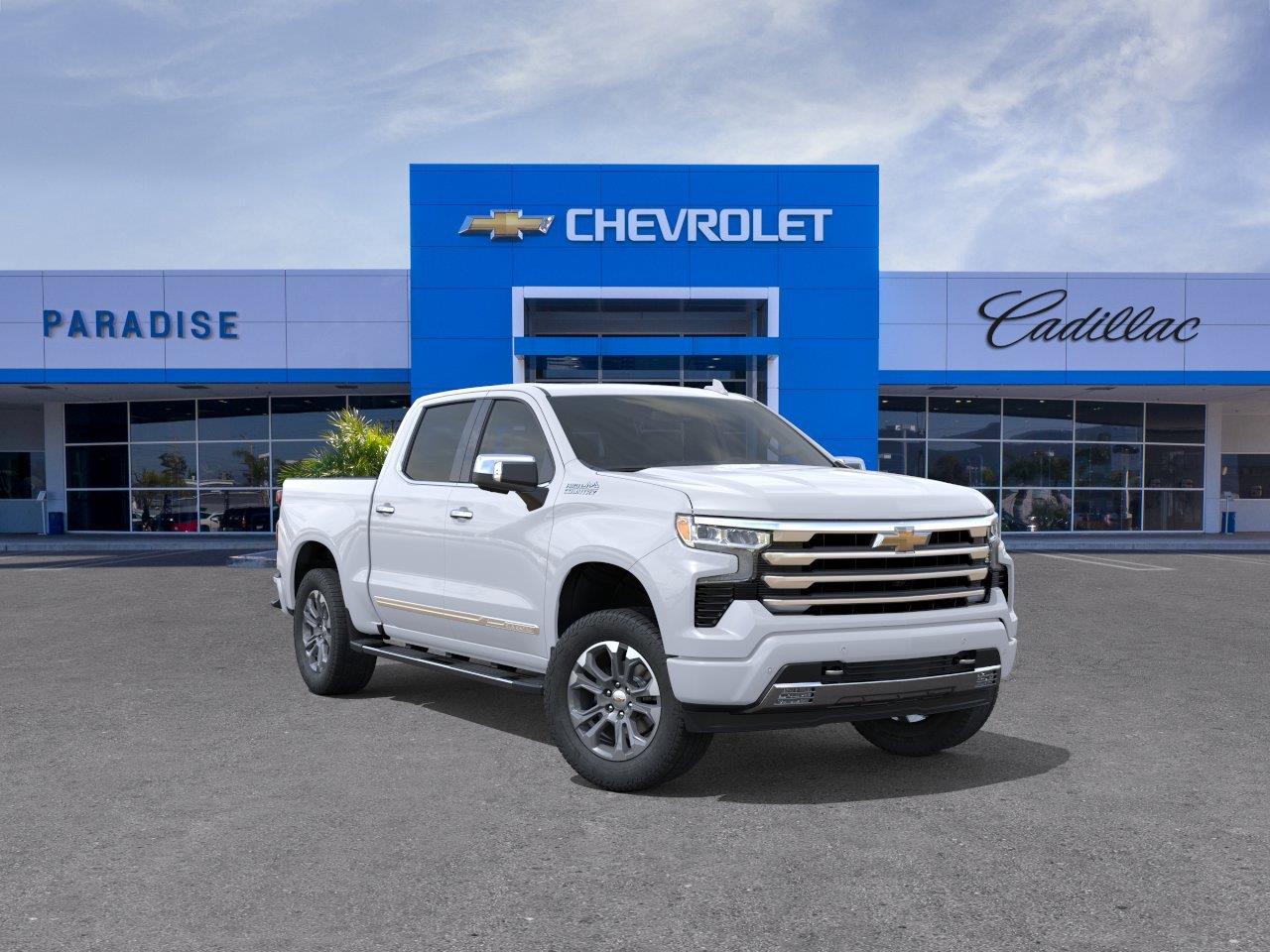 Polar White Tricoat 2026 Chevrolet Silverado 1500 Pickup Truck Four-Wheel Drive Automatic