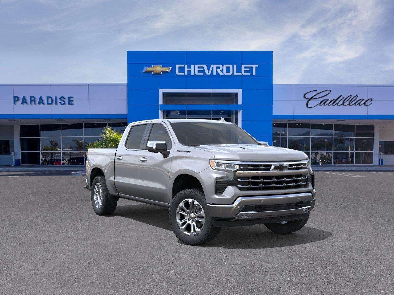 Sterling Gray Metallic 2026 Chevrolet Silverado 1500 Pickup Truck Four-Wheel Drive Automatic