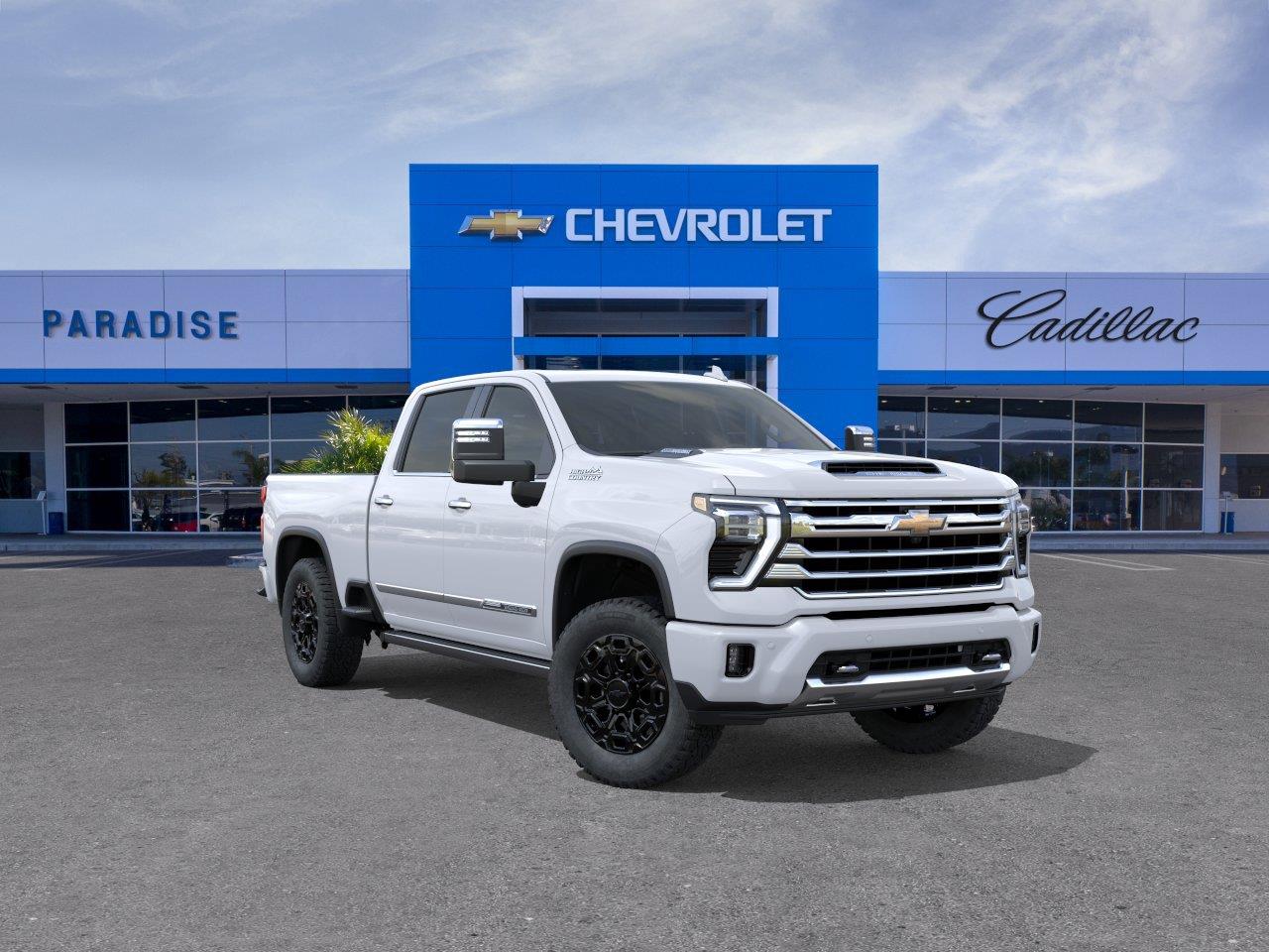 Polar White Tricoat 2026 Chevrolet Silverado 2500HD Pickup Truck Four-Wheel Drive Automatic