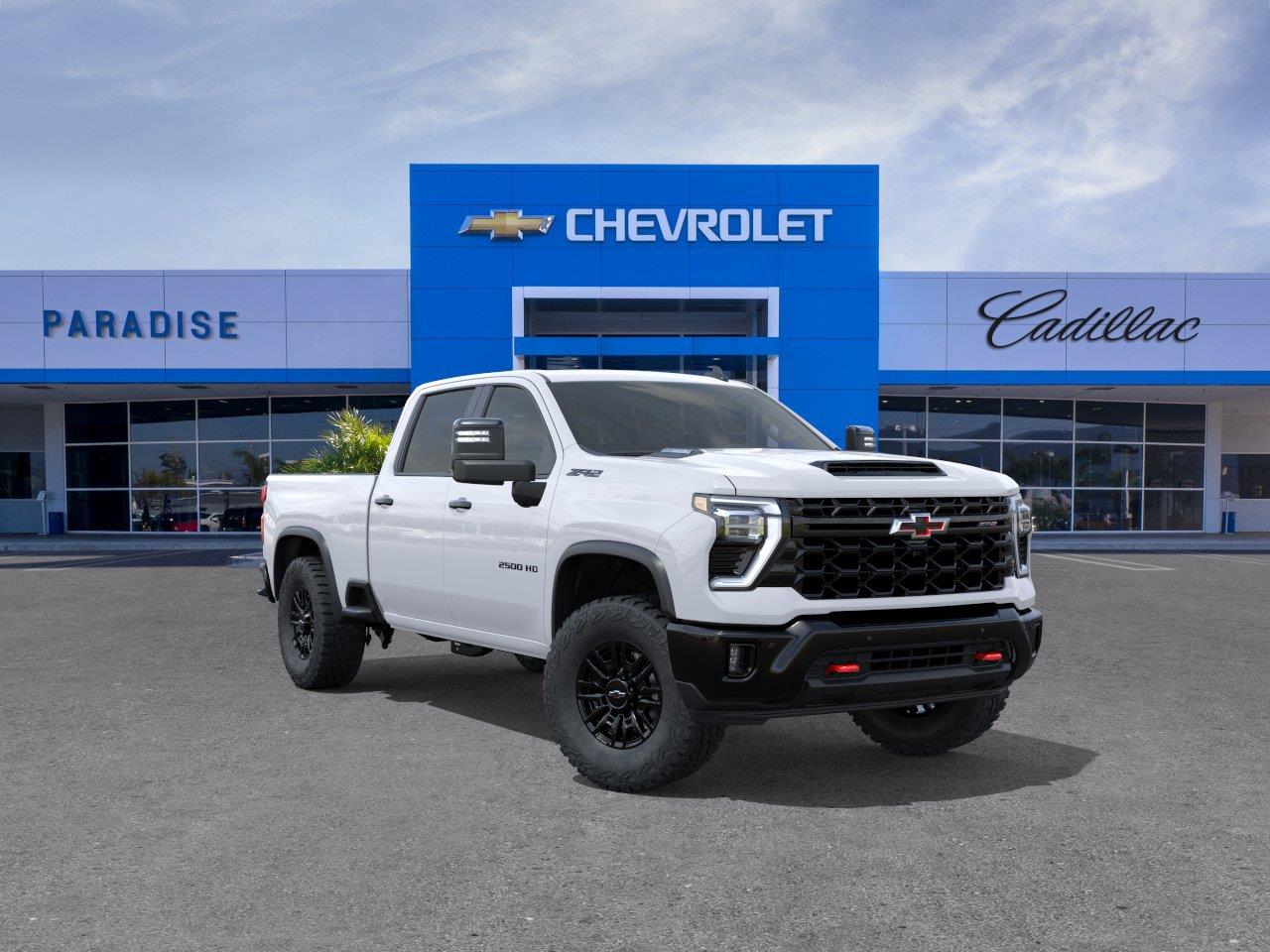 Summit White 2026 Chevrolet Silverado 2500HD Pickup Truck Four-Wheel Drive Automatic
