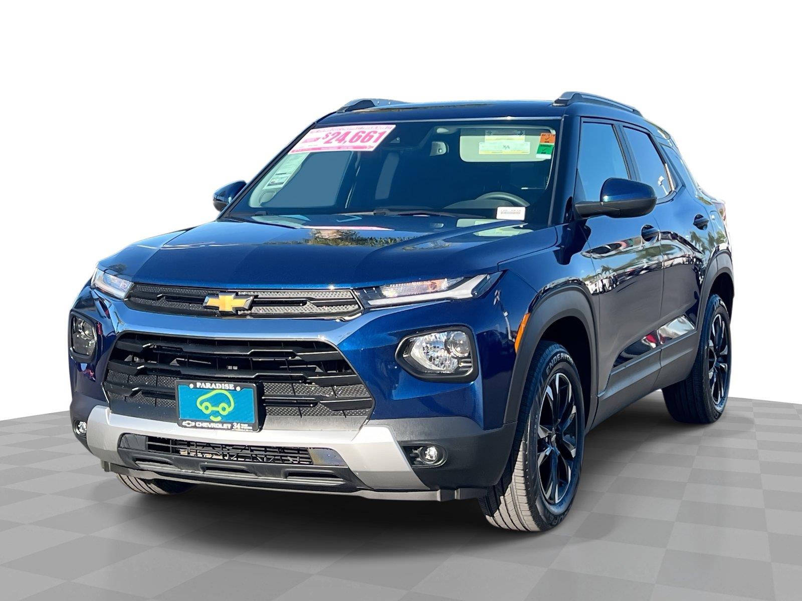 Blue Glow Metallic 2022 Chevrolet Trailblazer SUV / Crossover Four-Wheel Drive 9-Speed Automatic