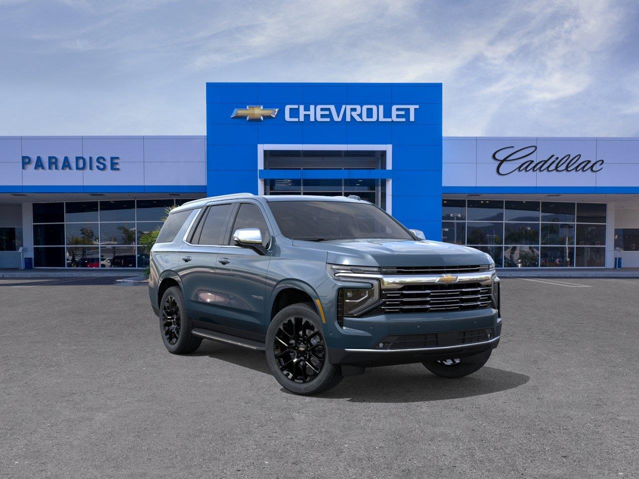 Lakeshore Blue Metallic 2026 Chevrolet Tahoe SUV / Crossover Four-Wheel Drive Automatic