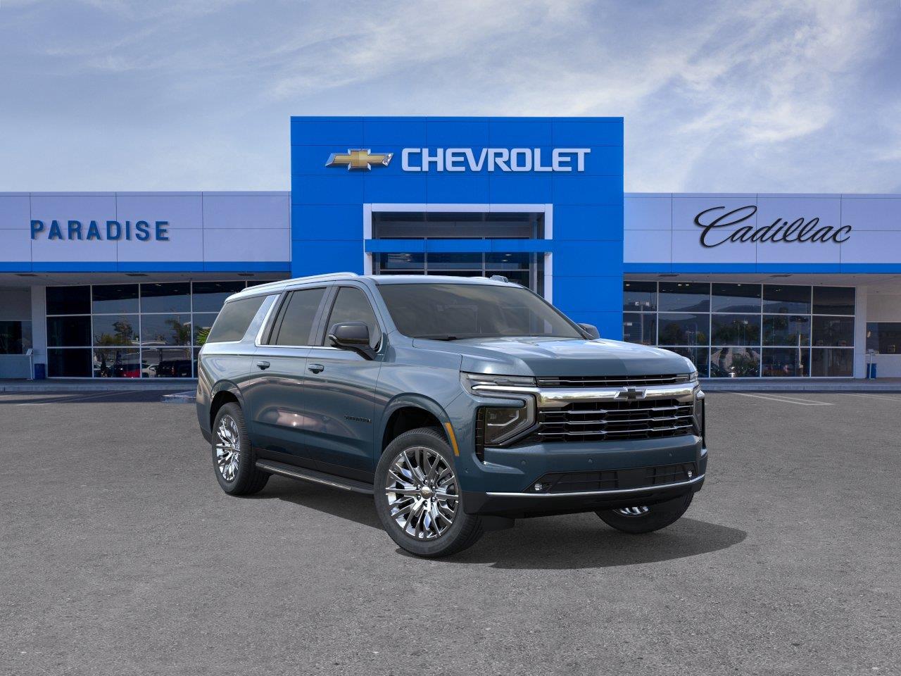 Lakeshore Blue Metallic 2026 Chevrolet Suburban SUV / Crossover Four-Wheel Drive Automatic