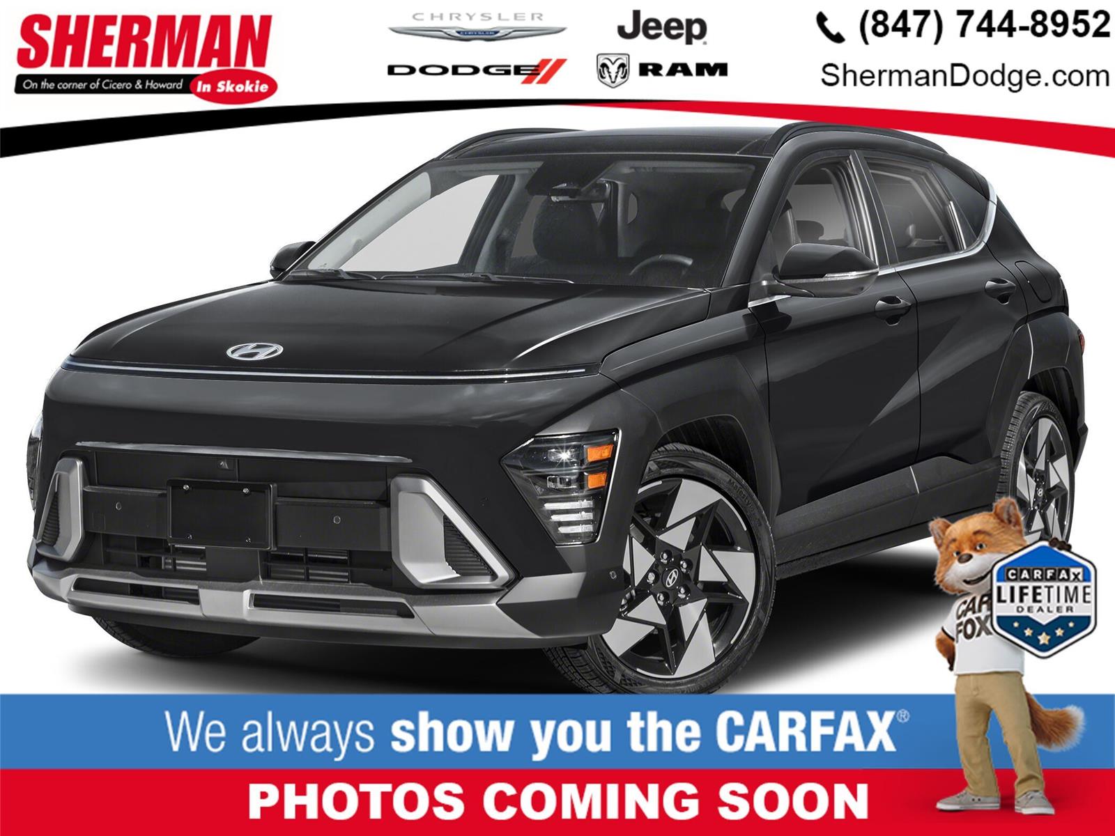 Abyss Black Pearl 2024 Hyundai Kona Limited AWD SUV / Crossover All-Wheel Drive Automatic