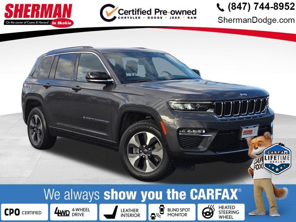 Baltic Gray Metallic Clearcoat 2022 Jeep Grand Cherokee 4xe 4WD SUV / Crossover Four-Wheel Drive 8-Speed Automatic