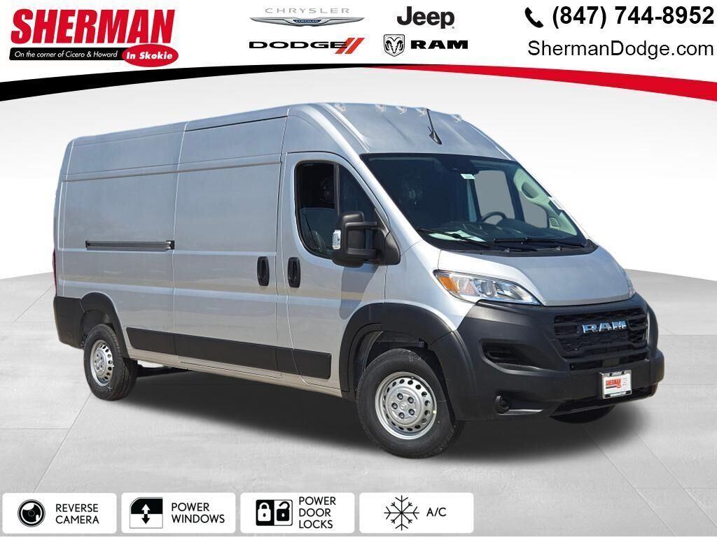 Bright Silver Metallic Clearcoat 2026 RAM ProMaster 2500 Tradesman 159 High Roof Cargo Van FWD Van Front-Wheel Drive Automatic