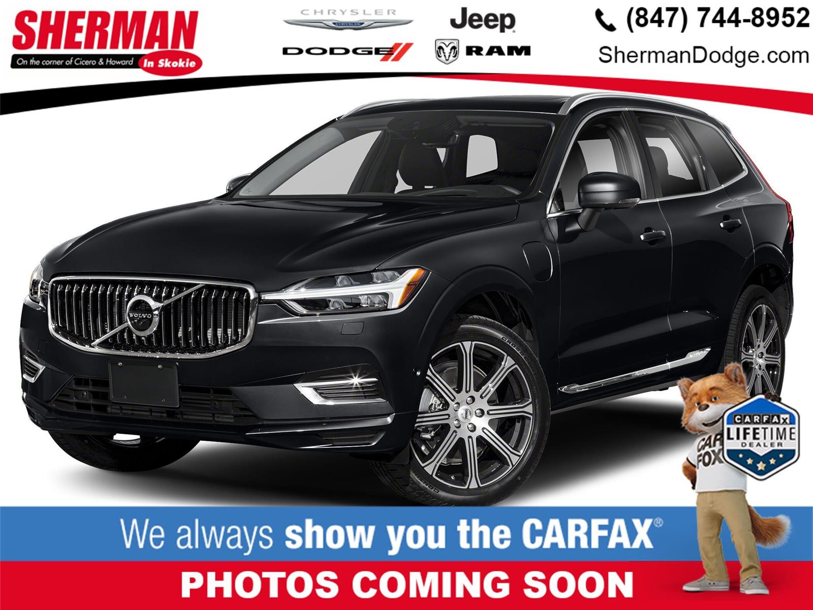 Onyx Black Metallic 2019 Volvo XC60 Hybrid Plug-in T8 Inscription eAWD SUV / Crossover All-Wheel Drive Automatic