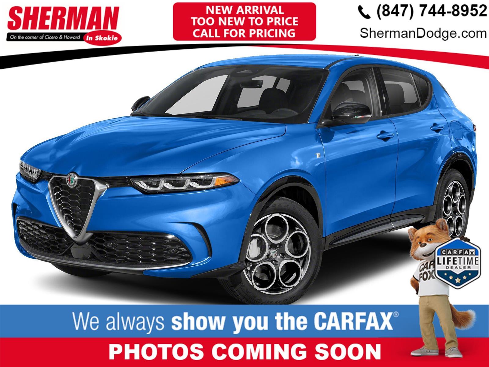 Misano Blue Metallic 2024 Alfa Romeo Tonale Sprint eAWD SUV / Crossover All-Wheel Drive Automatic
