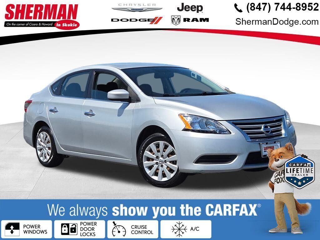 Brilliant Silver 2014 Nissan Sentra SV Sedan Front-Wheel Drive Continuously Variable Transmission