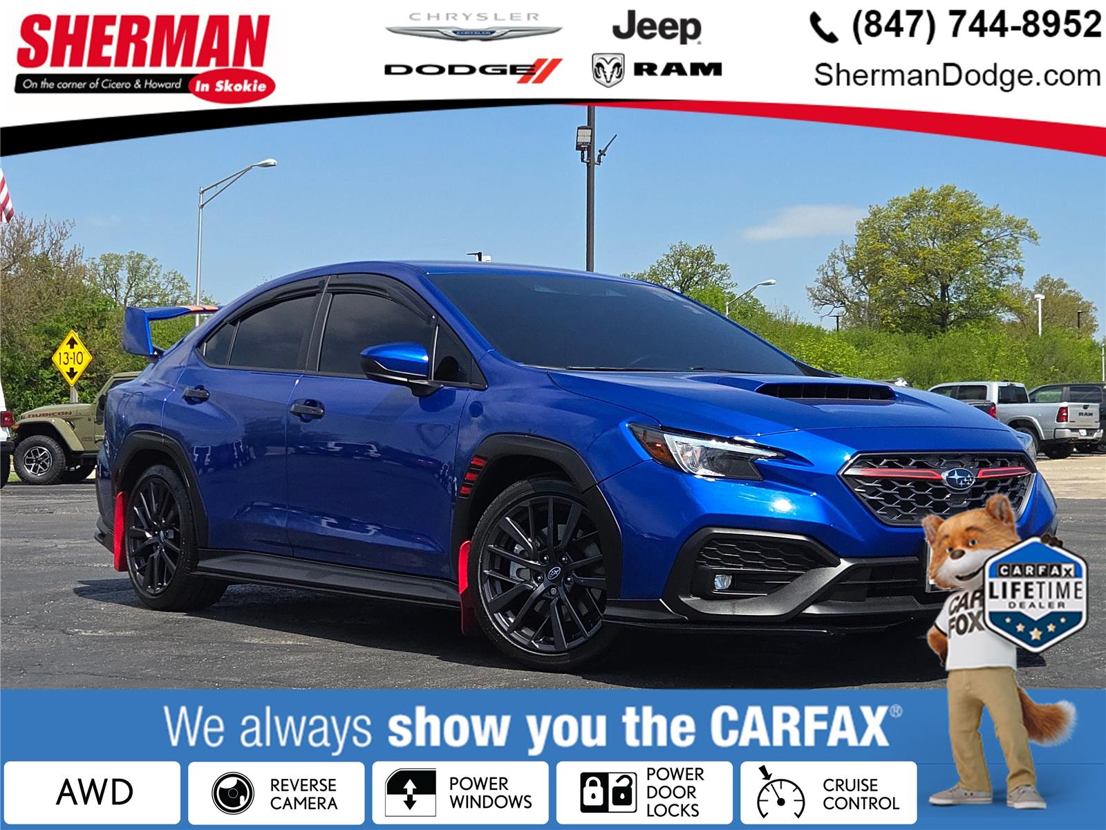 WR Blue Pearl 2024 Subaru WRX Premium AWD Sedan All-Wheel Drive Manual