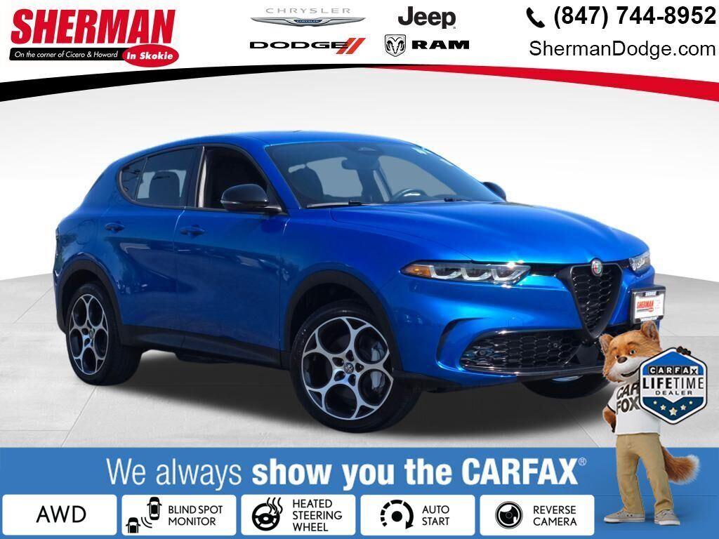 Misano Blue Metallic 2024 Alfa Romeo Tonale Sprint eAWD SUV / Crossover All-Wheel Drive Automatic