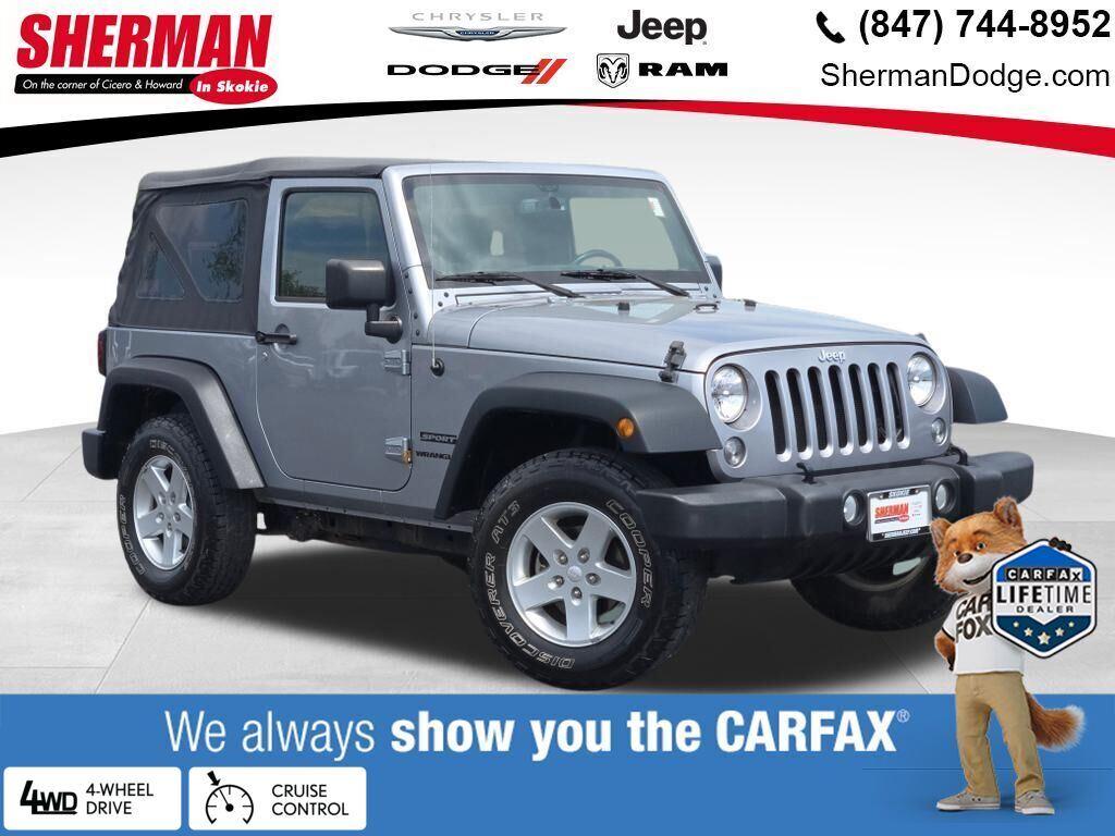Billet Silver Metallic Clearcoat 2015 Jeep Wrangler Sport 4WD SUV / Crossover Four-Wheel Drive 6-Speed Manual