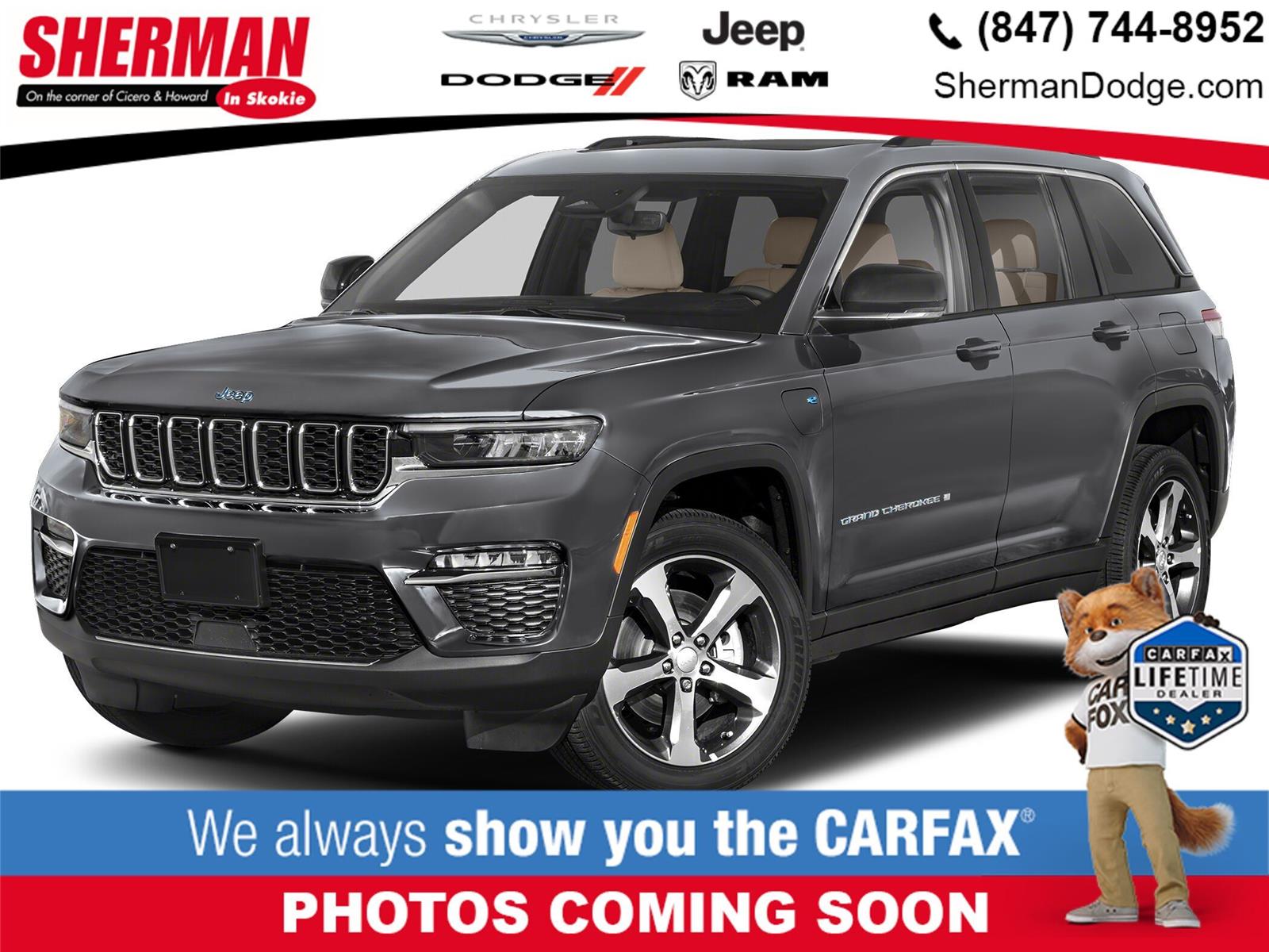 Baltic Gray Metallic Clearcoat 2022 Jeep Grand Cherokee 4xe 4WD SUV / Crossover Four-Wheel Drive 8-Speed Automatic