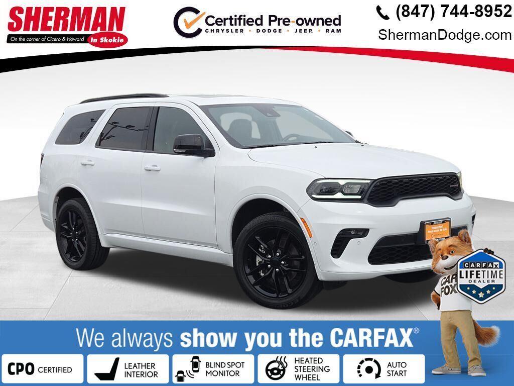 White 2023 Dodge Durango GT AWD SUV / Crossover All-Wheel Drive