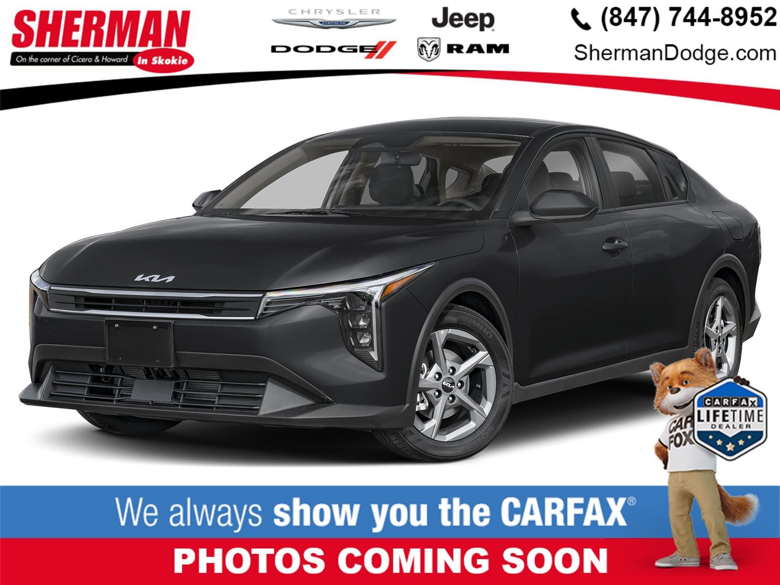 Aurora Black Pearl 2025 Kia K4 LX FWD Sedan Front-Wheel Drive Continuously Variable Transmission