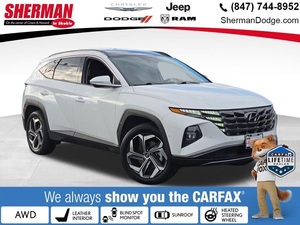 White Pearl 2024 Hyundai Tucson SUV / Crossover All-Wheel Drive Automatic