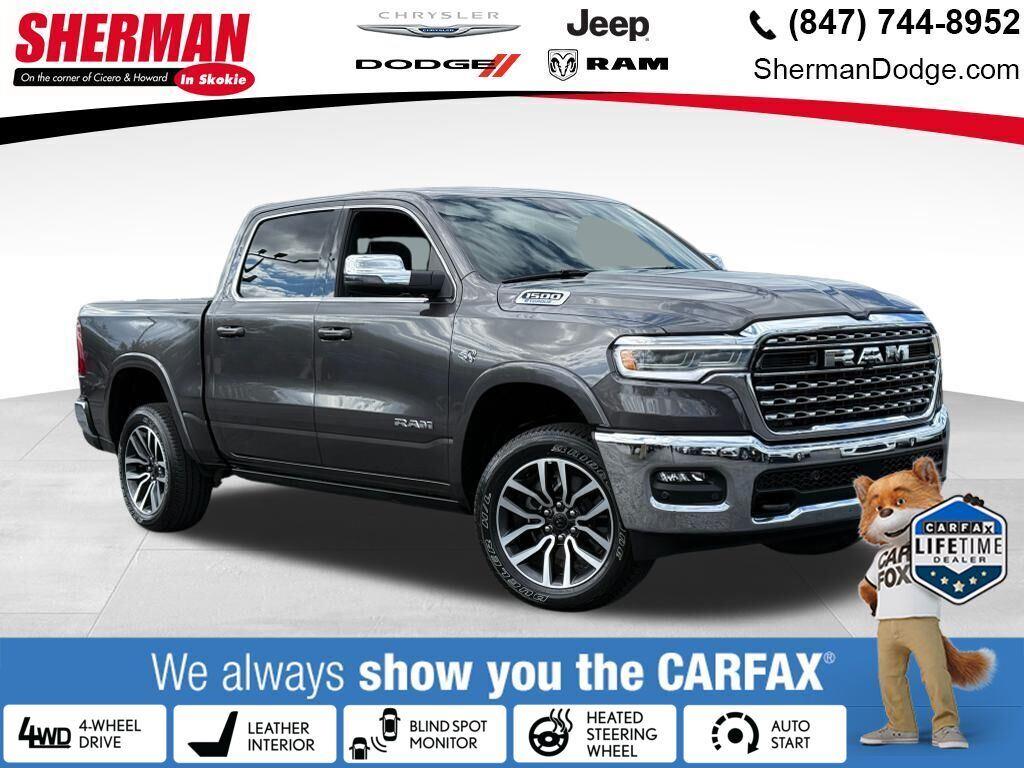 Gray (Granite Crystal Metallic Clearcoat) 2026 RAM 1500 Pickup Truck Four-Wheel Drive 8-Speed Automatic