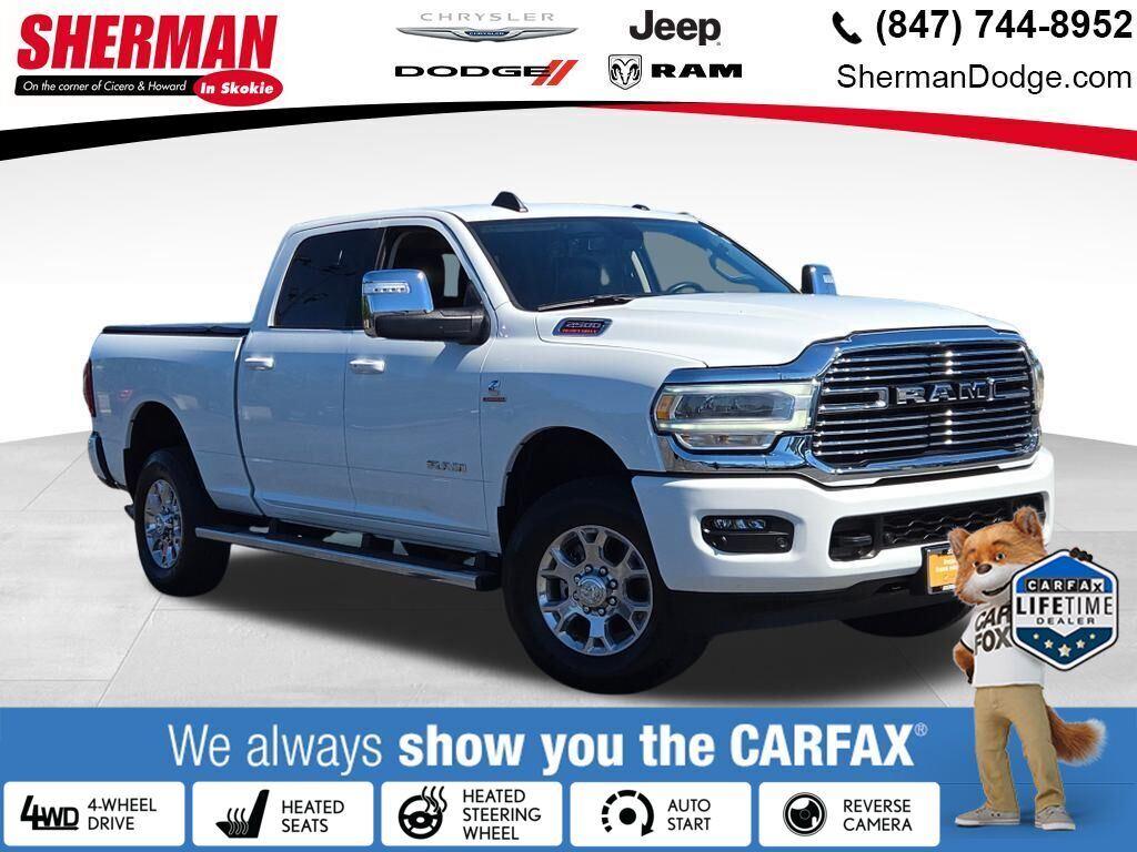 Bright White Clearcoat 2023 RAM 2500 Pickup Truck Four-Wheel Drive 6-Speed Automatic