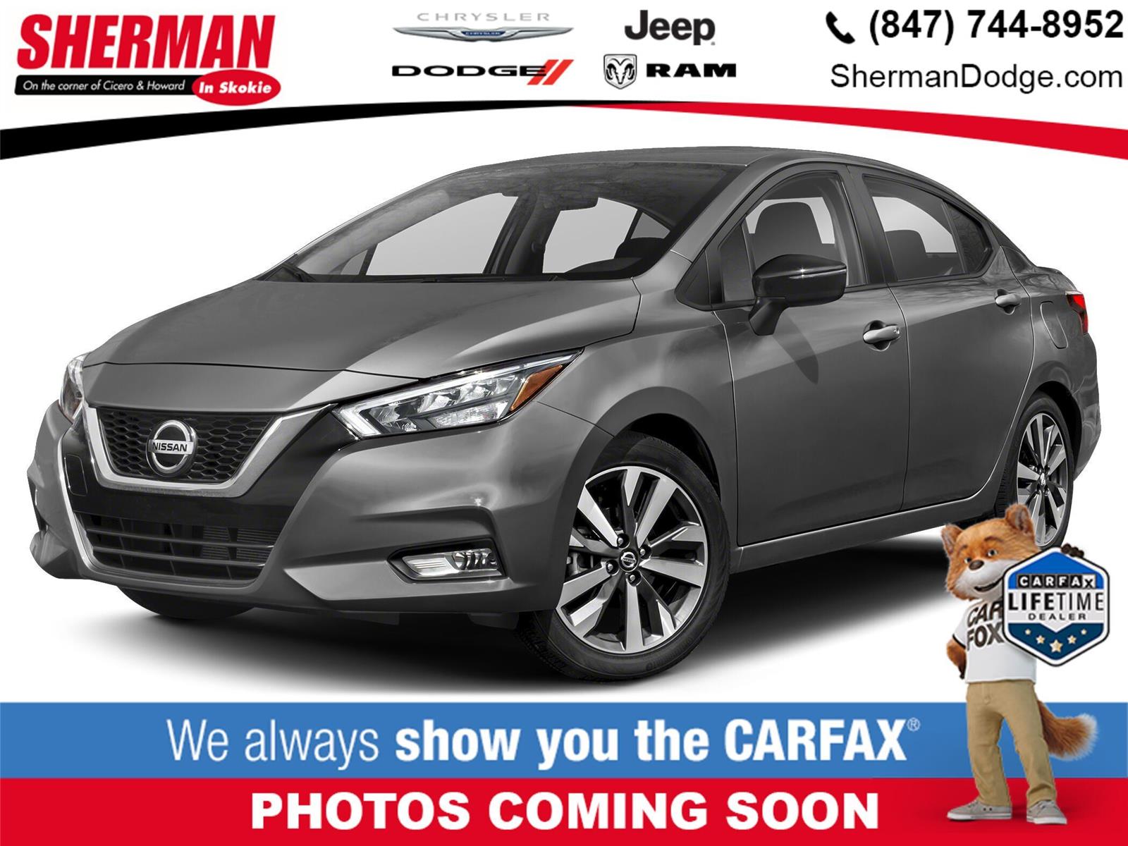 Gray (Gun Metallic) 2020 Nissan Versa Sedan Front-Wheel Drive Continuously Variable Transmission