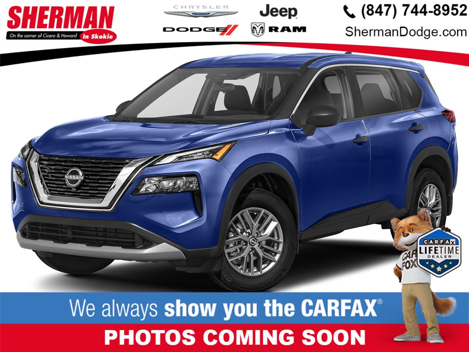 Caspian Blue Metallic 2023 Nissan Rogue SUV / Crossover Front-Wheel Drive Continuously Variable Transmission
