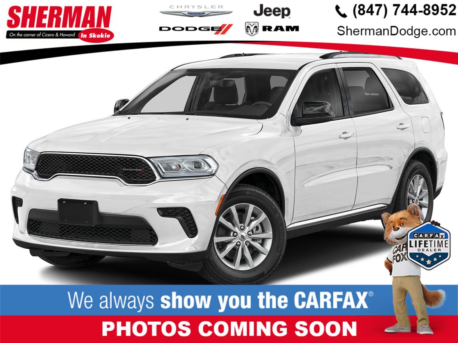 White Knuckle Clearcoat 2024 Dodge Durango SUV / Crossover All-Wheel Drive 8-Speed Automatic