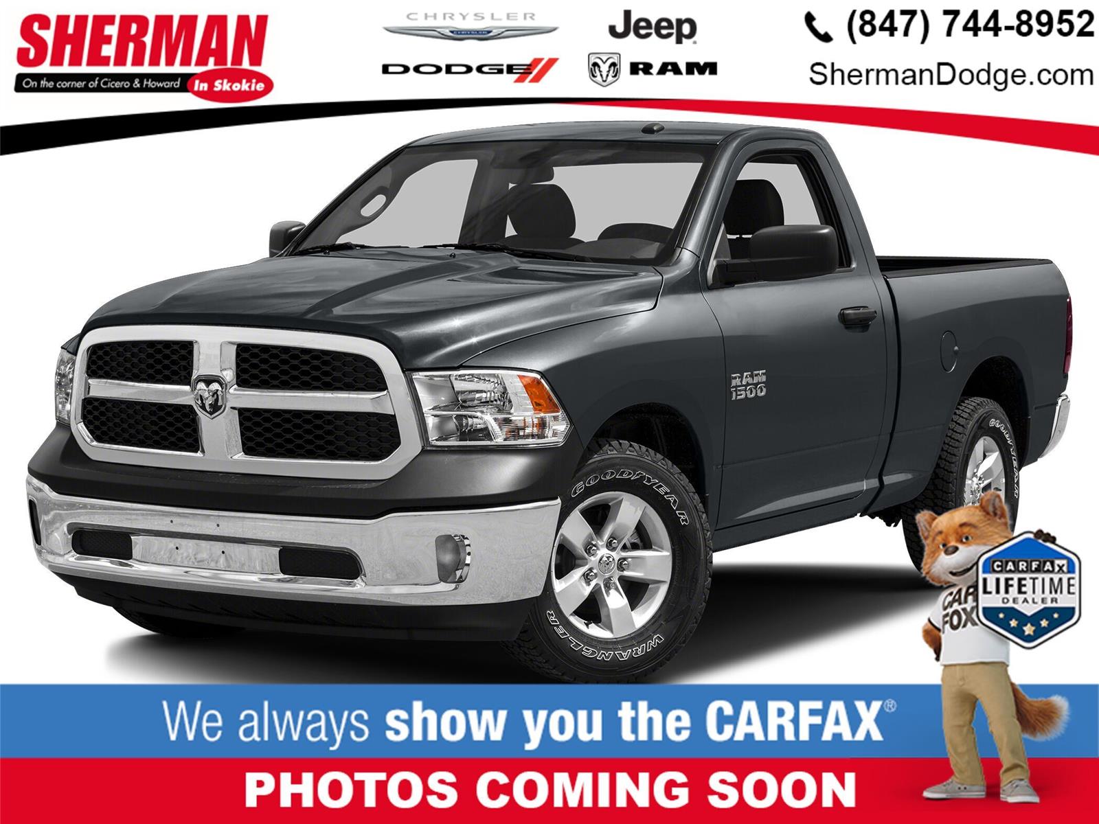 Gray (Maximum Steel Metallic Clearcoat) 2015 RAM 1500 Pickup Truck Four-Wheel Drive 8-Speed Automatic