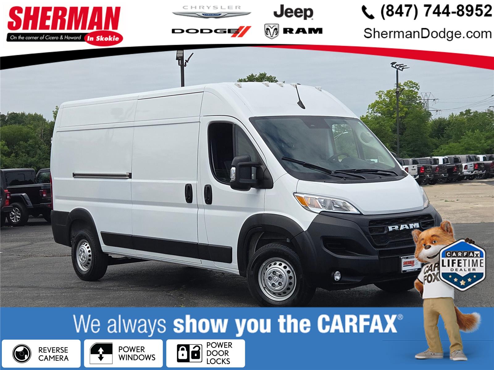 Bright White Clearcoat 2026 RAM ProMaster Van Front-Wheel Drive Automatic