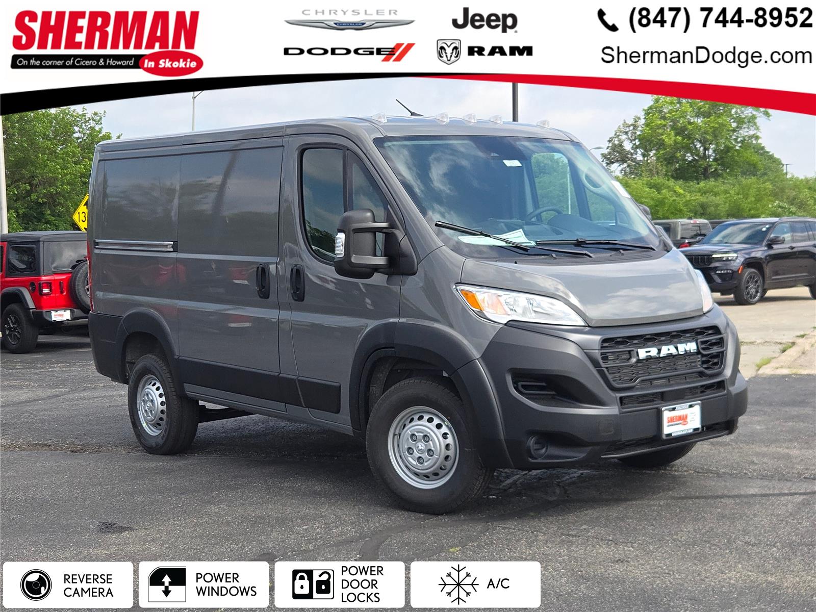Ceramic Gray Clearcoat 2026 RAM ProMaster Van Front-Wheel Drive Automatic