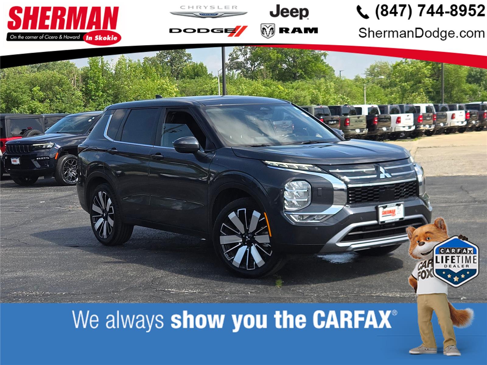 Black 2025 Mitsubishi Outlander SUV / Crossover Front-Wheel Drive