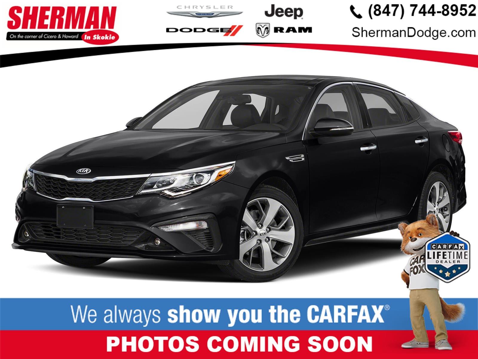 Ebony Black 2020 Kia Optima Sedan Front-Wheel Drive 6-Speed Automatic