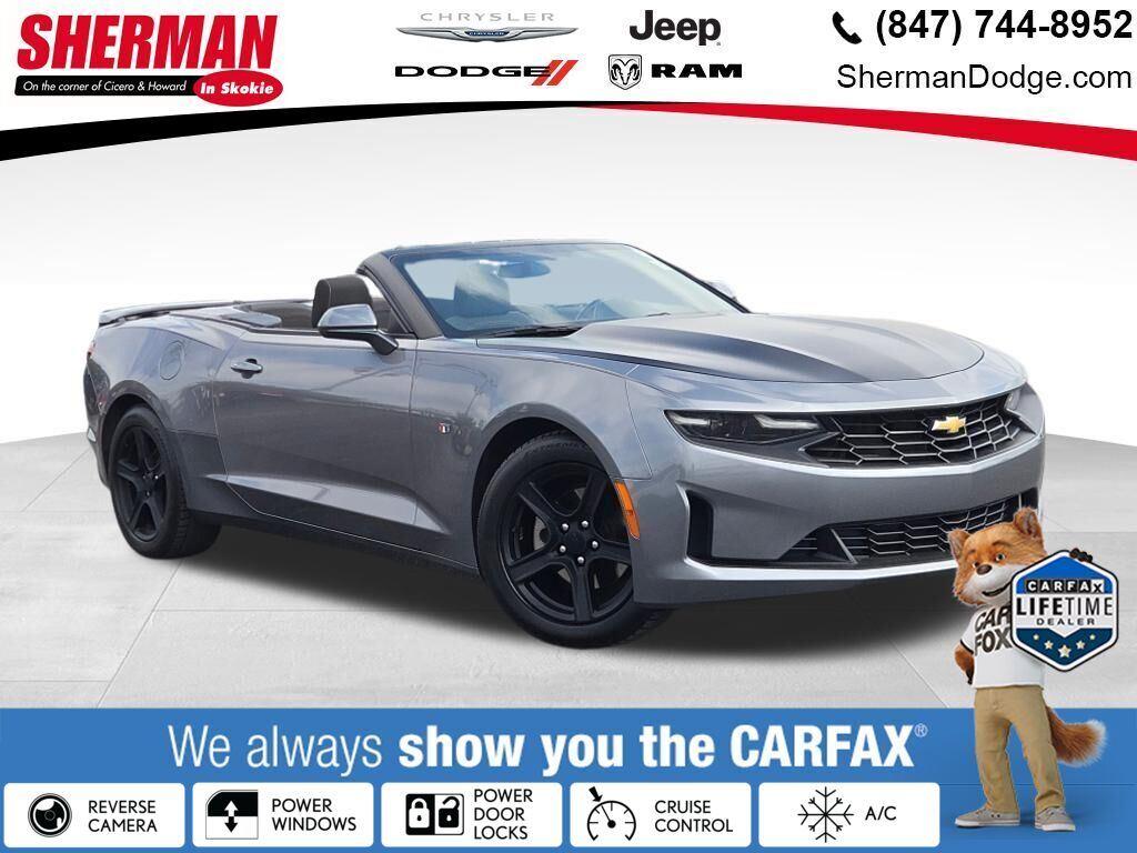 Gray 2020 Chevrolet Camaro Convertible Rear-Wheel Drive Automatic