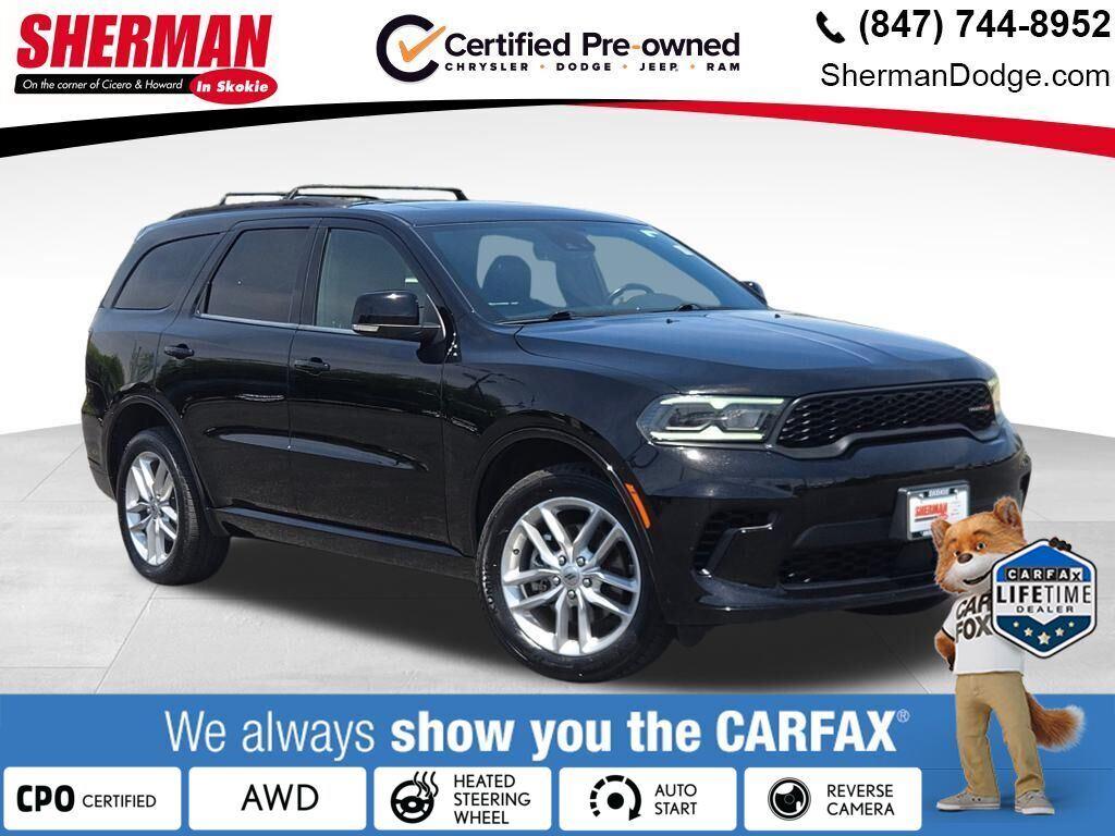 DB Black Clearcoat 2024 Dodge Durango SUV / Crossover All-Wheel Drive 8-Speed Automatic