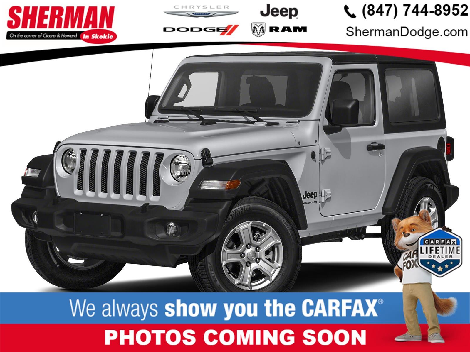 Silver Zynith Clearcoat 2022 Jeep Wrangler SUV / Crossover Four-Wheel Drive 8-Speed Automatic
