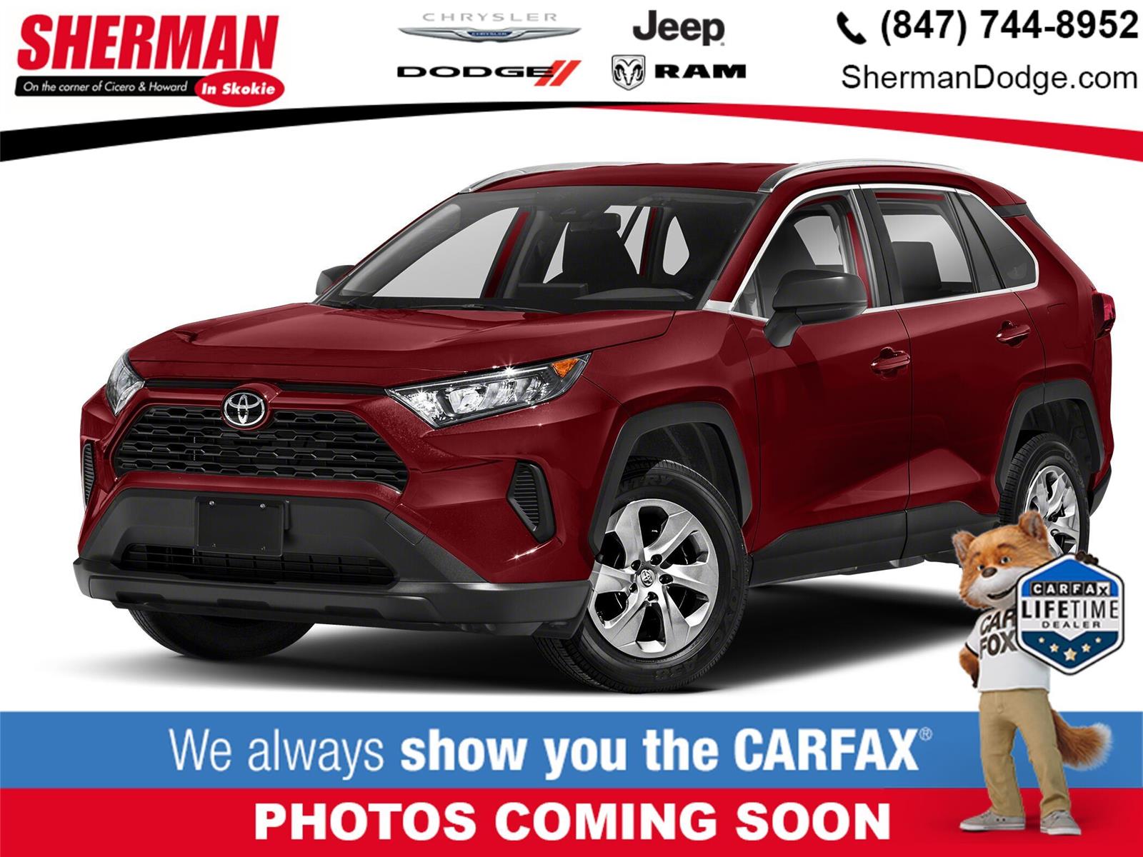 Red (Ruby Flare Pearl) 2021 Toyota RAV4 SUV / Crossover All-Wheel Drive 8-Speed Automatic