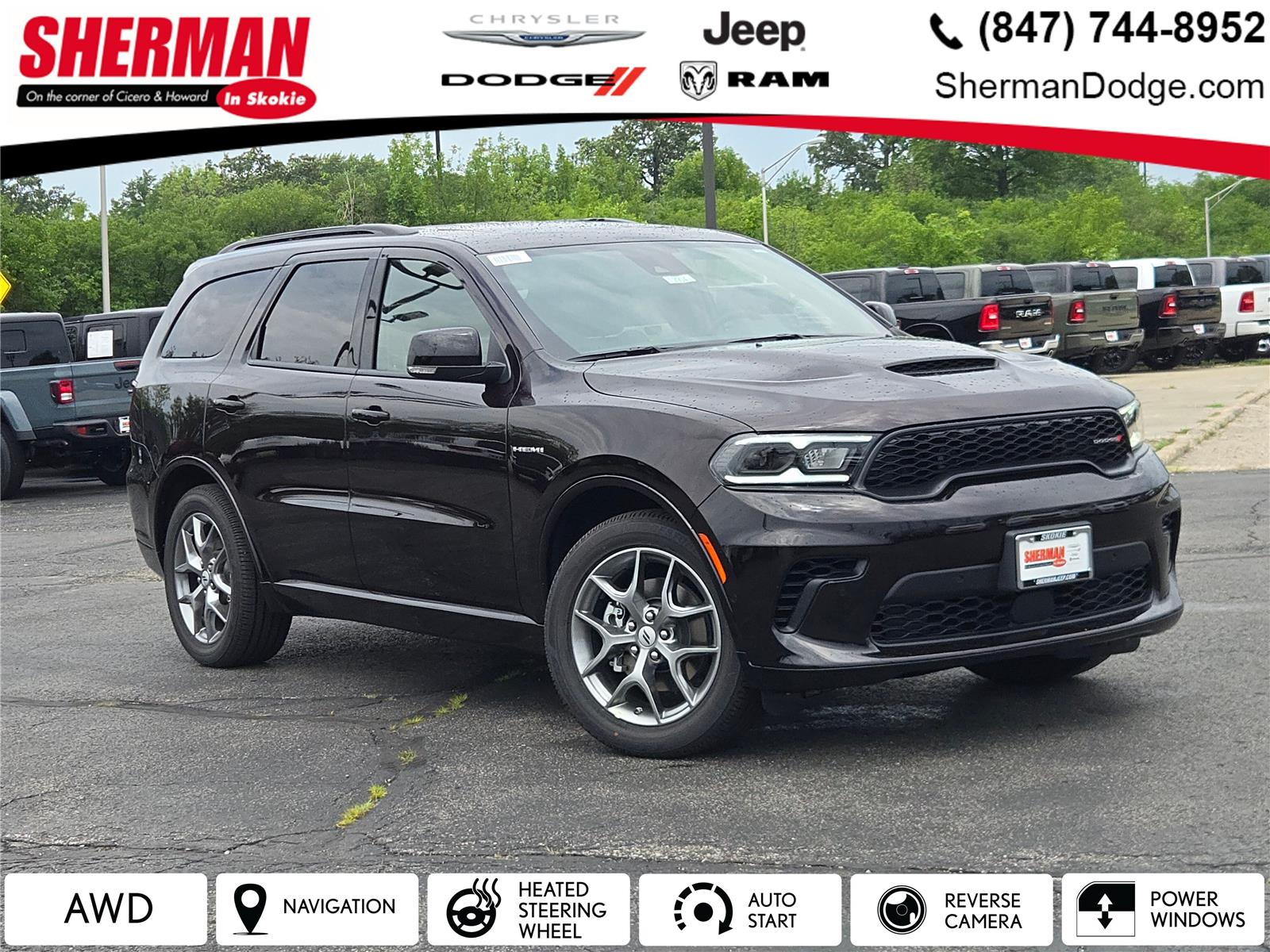 Red Oxide 2026 Dodge Durango SUV / Crossover All-Wheel Drive 8-Speed Automatic