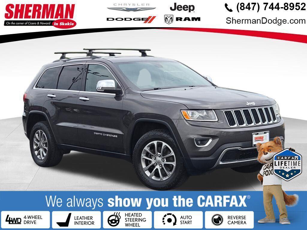 Gray (Granite Crystal Metallic Clearcoat) 2015 Jeep Grand Cherokee SUV / Crossover Four-Wheel Drive 8-Speed Automatic