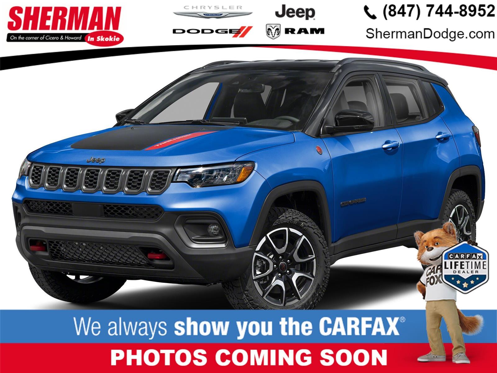 Hydro Blue Pearlcoat 2025 Jeep Compass SUV / Crossover Four-Wheel Drive 8-Speed Automatic