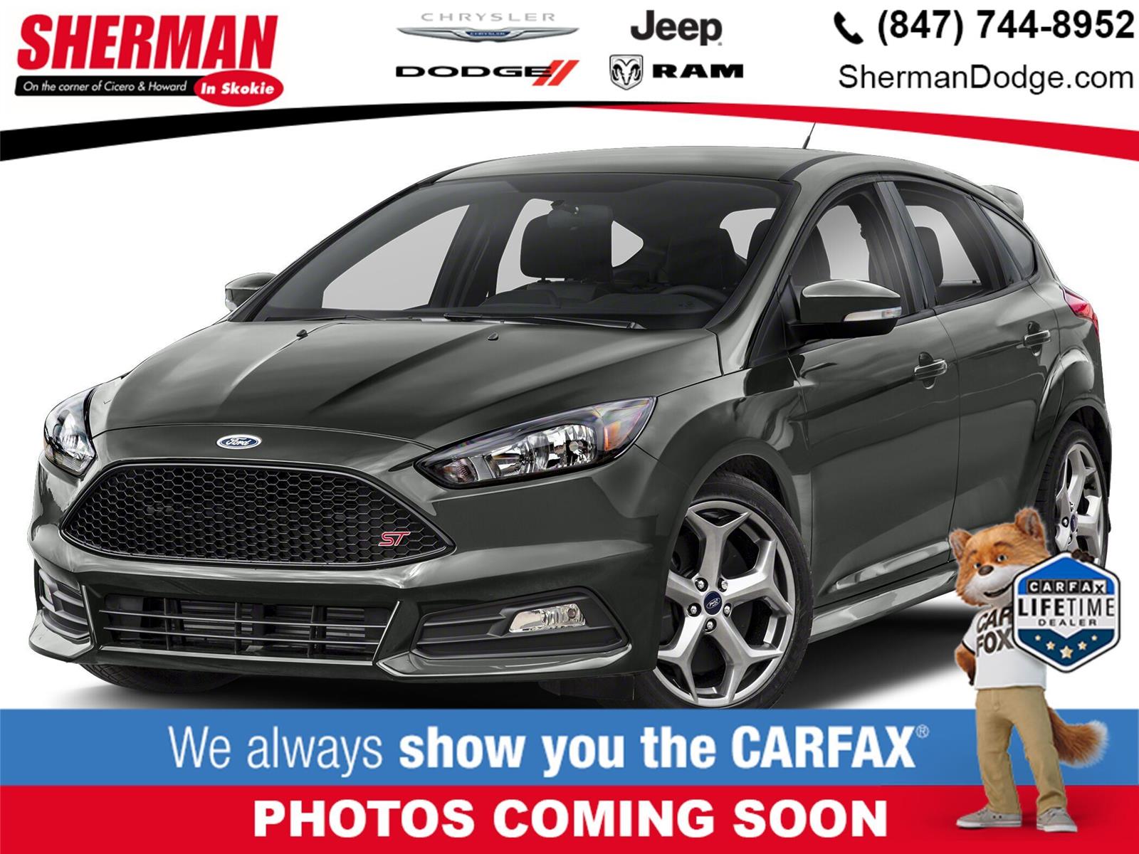 Gray (Magnetic) 2018 Ford Focus Hatchback Front-Wheel Drive 6-Speed Manual