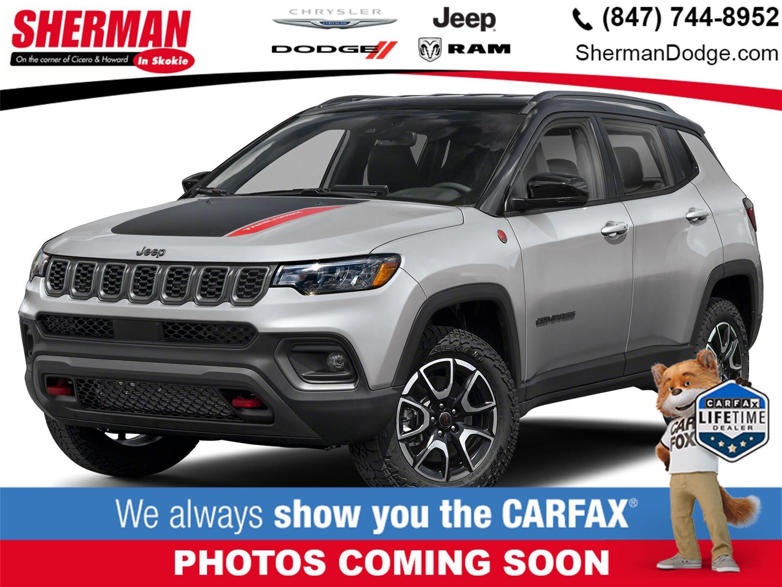 Silver Zynith Metallic Clearcoat 2025 Jeep Compass SUV / Crossover Four-Wheel Drive 8-Speed Automatic