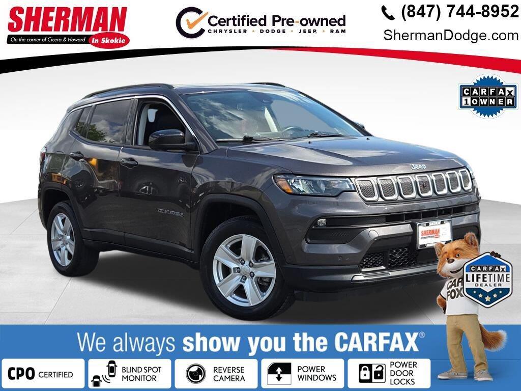 Gray 2022 Jeep Compass SUV / Crossover 9-Speed Automatic