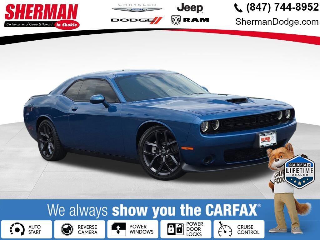 Blue (Frostbite) 2023 Dodge Challenger Coupe Rear-Wheel Drive 8-Speed Automatic