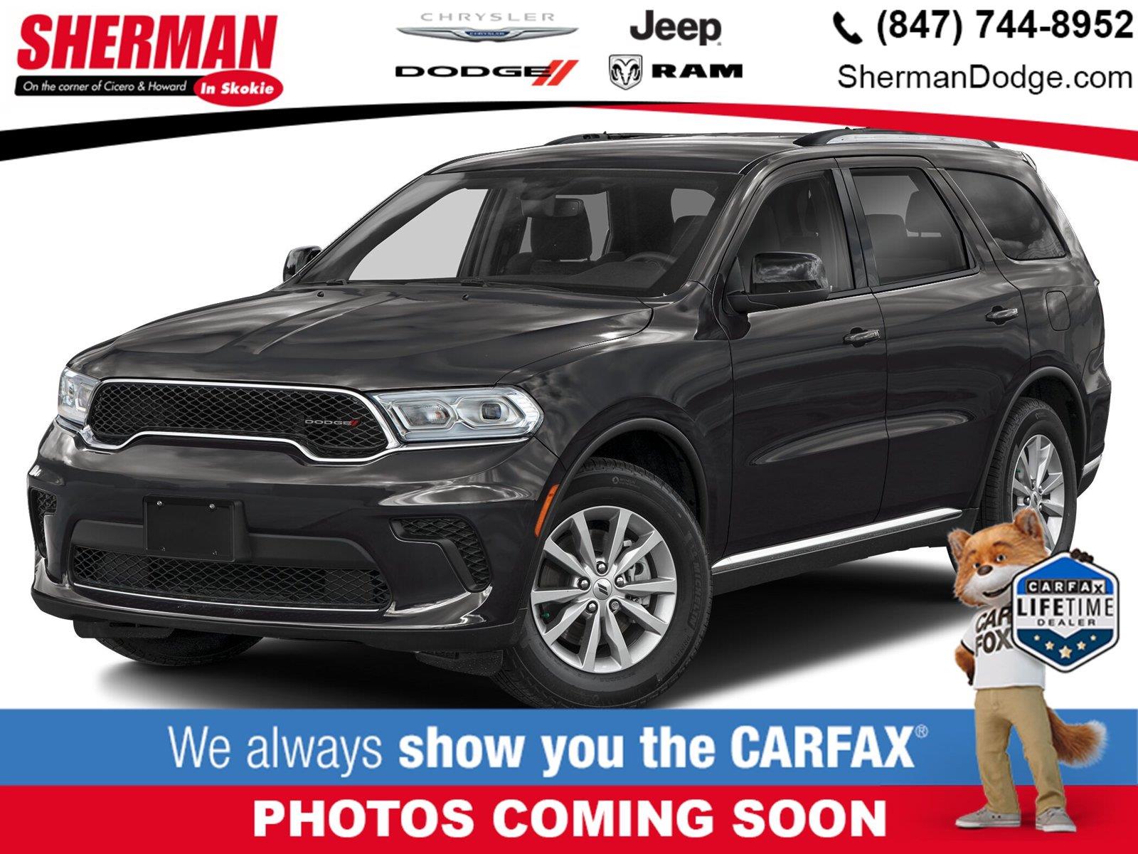 DB Black Clearcoat 2024 Dodge Durango SUV / Crossover All-Wheel Drive 8-Speed Automatic