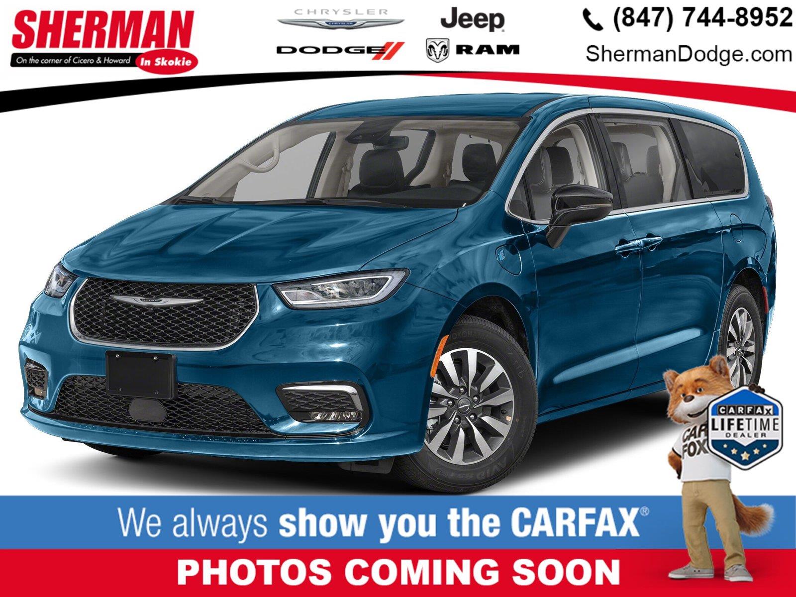 Fathom Blue Pearlcoat 2024 Chrysler Pacifica Hybrid Minivan Front-Wheel Drive Automatic