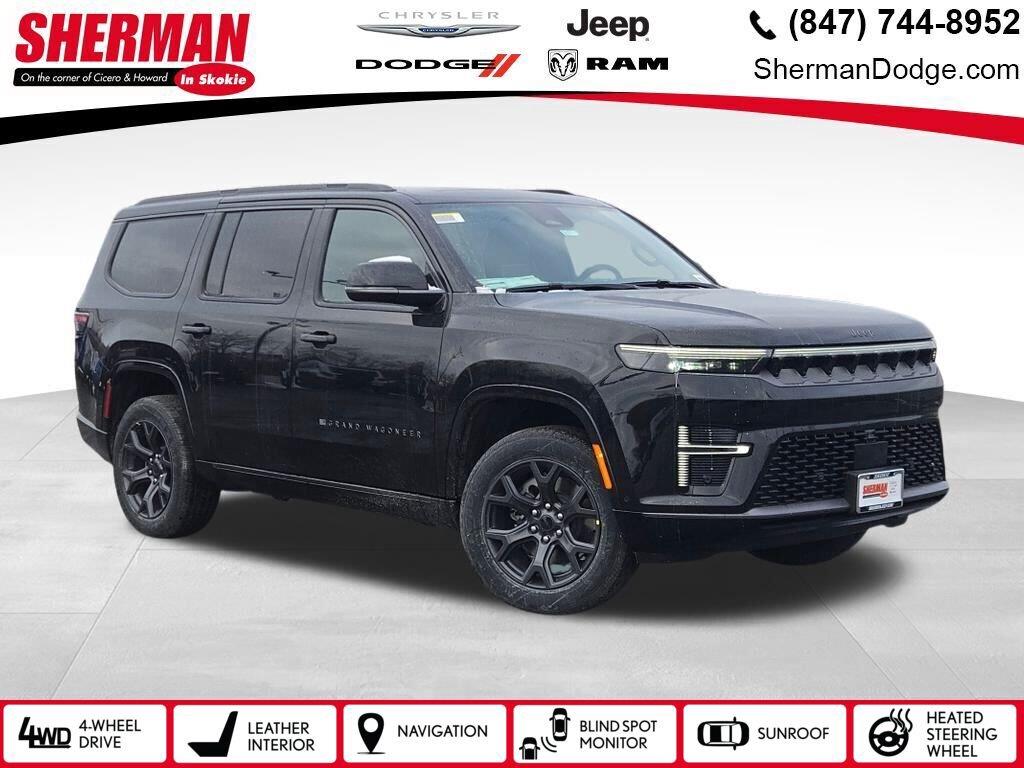 High Gloss Black 2026 Jeep Grand Wagoneer SUV / Crossover Four-Wheel Drive 8-Speed Automatic