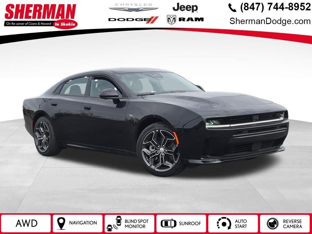 Diamond Black Crystal Pearlcoat 2026 Dodge Charger Sedan All-Wheel Drive 8-Speed Automatic