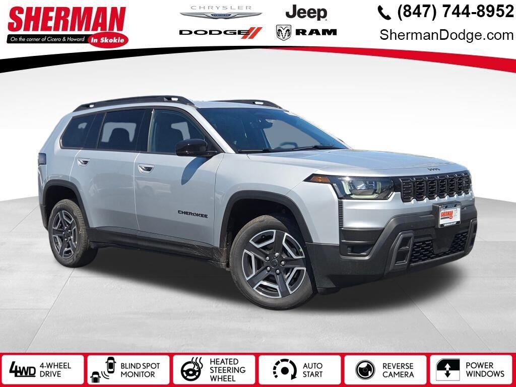 Silver Zynith Clearcoat 2026 Jeep Cherokee SUV / Crossover Four-Wheel Drive Automatic