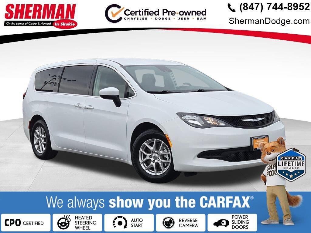 Bright White Clearcoat 2023 Chrysler Voyager Minivan Front-Wheel Drive 9-Speed Automatic
