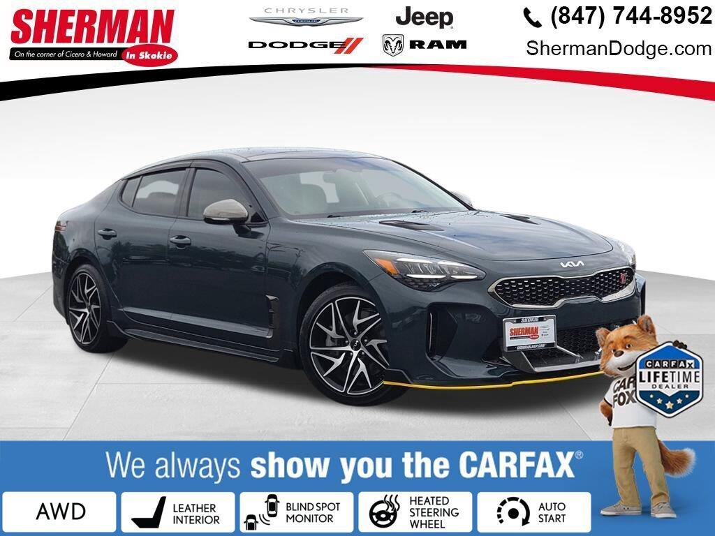 Ascot Green 2023 Kia Stinger Sedan Rear-Wheel Drive 8-Speed Automatic