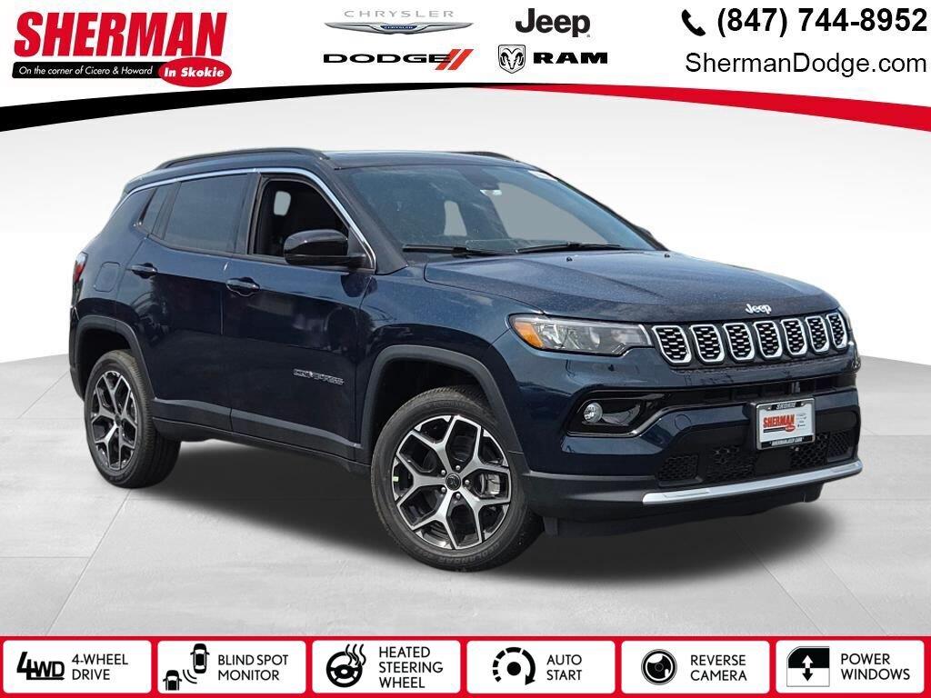 Fathom Blue Pearl Coat 2026 Jeep Compass SUV / Crossover Four-Wheel Drive 8-Speed Automatic
